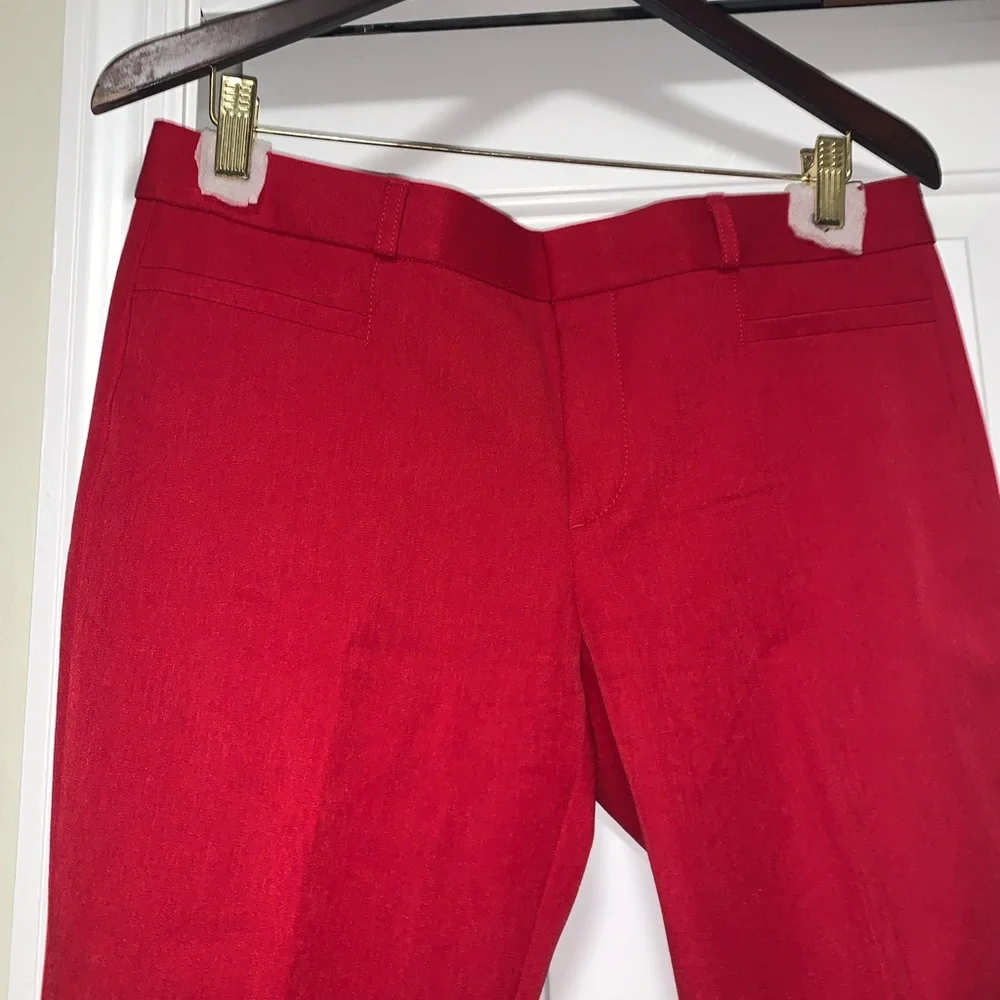 Banana Republic Red Sloan Pants great condition - Picture 7 of 13